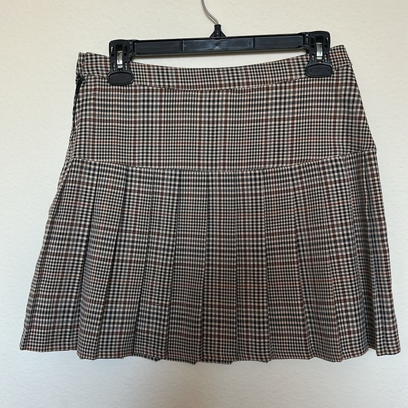 Dickies Plaid Pleated Mini Skirt - Picture 2 of 3